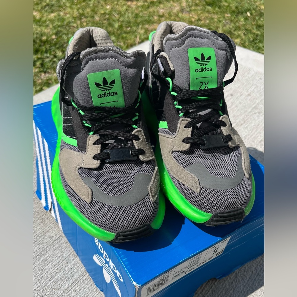 Kids size 5 Adidas
 Used/Worn
Great condition